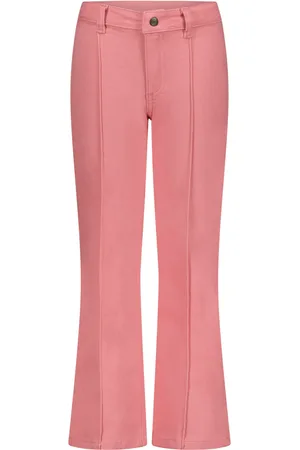 B.Nosy Meisjes flared pants denim pantalon Strawberry Ice