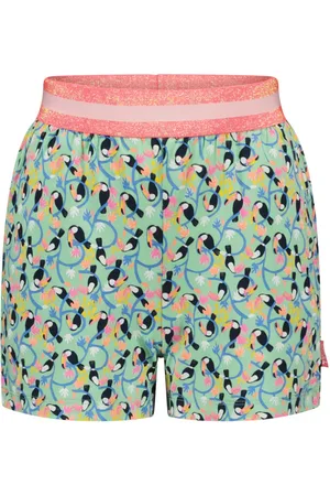 TYGO & vito Meisjes korte joggingbroek aop Toucan Mint