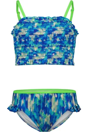 B.Nosy Meisjes bikini gesmokt met Aquarel Art aop