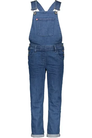 TYGO & vito Meisjes tuinbroek Used Denim Noos