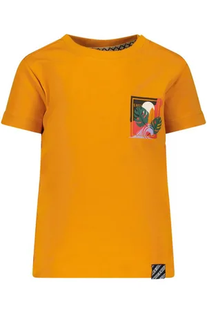 B.Nosy Baby jongens t-shirt Keanu Sunflower