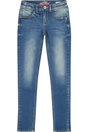 Vingino Meiden jeans Super Skinny Flex Fit Bernice Mid Blue Wash