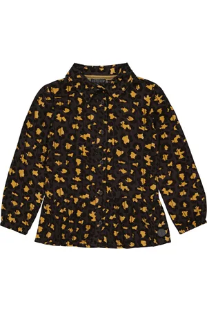 LEVV Meisjes blouse Bloem aop Leopard