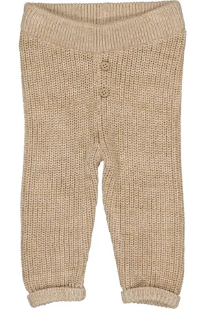 LEVV Newborn baby jongens broek Zora White Stone Melange