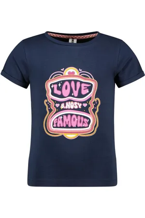 B.Nosy Meisjes t-shirt Felice Navy