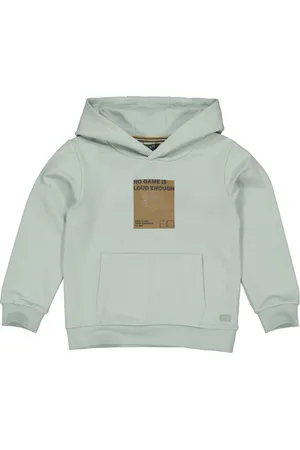 Quapi Jongens hoodie Andras Grey Aqua