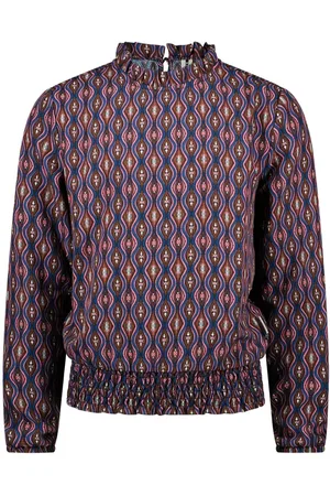 B.Nosy Meisjes blouse Venna Victorious print