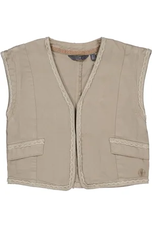 LEVV Meisjes gilet Misal Taupe