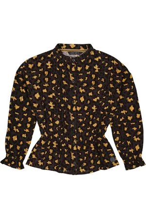 LEVV Meiden blouse Angie aop Leopard