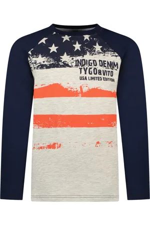 TYGO & vito Jongens shirt USA Flag