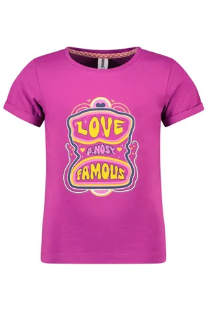 B.Nosy Meisjes t-shirt Felice Viola