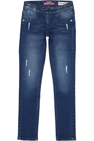 Vingino Meiden jeans Super Skinny Flex Fit Bracha Dark Vintage