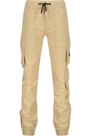 Vingino Jongens cargo broek Sep White Paper
