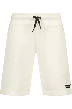 Vingino Jongens korte joggingbroek Basic Cloud White