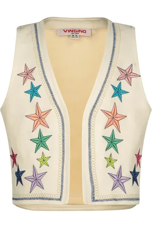 Vingino Meiden gilet Tenise Mid White