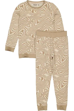 Quapi Jongens pyjama Puck aop Off White Swirl