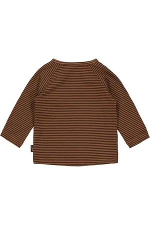 LEVV Newborn baby jongens shirt Caleb aop Dusty Stripe
