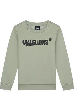 Malelions Jongens sweater Inked Seagrass