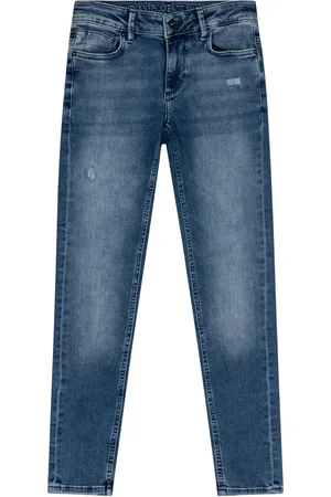Indian Blue Jeans Jongens jeans Brad Super Skinny Fit Used Medium Denim