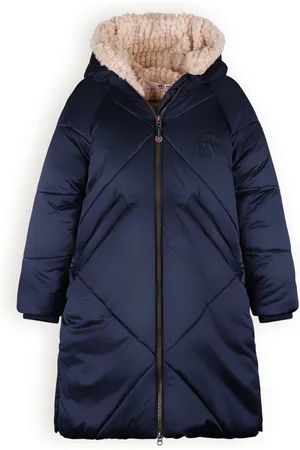 NoNo Meisjes winterjas Beetle Navy Blazer