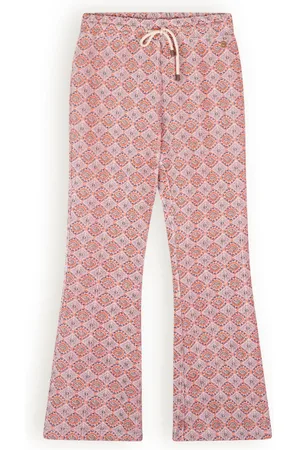 NoNo Meisjes flared pants velours rib Sady Pale Blush