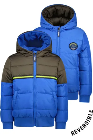 B.Nosy Jongens winterjas reversible Joah Cobalt