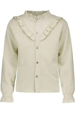 B.Nosy Meisjes blouse Beau Ecru
