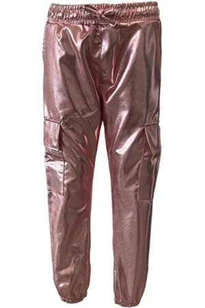 DDD Meiden cargo broek Mimi Metallic