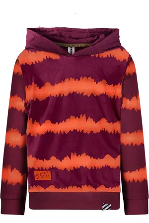 B.Nosy Jongens hoodie Steve Tie Dye Grape