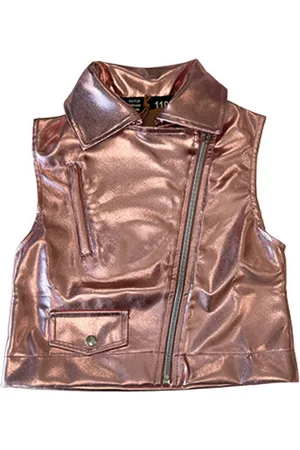 DDD Meiden gilet Kahawa Metallic