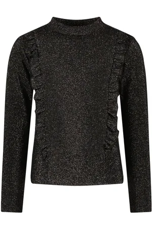 B.Nosy Meisjes shirt Tirza met glitters