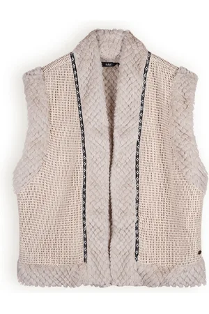 NoBell Meiden gilet Kiddy Pearled Ivory