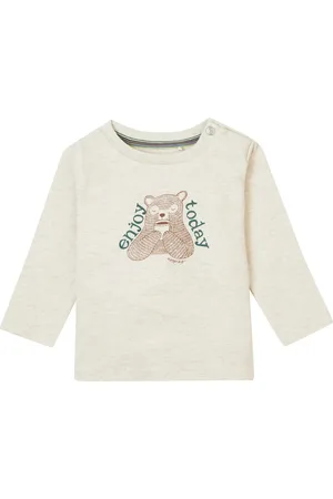 Noppies Jongens shirt Gemenos Oatmeal Melange