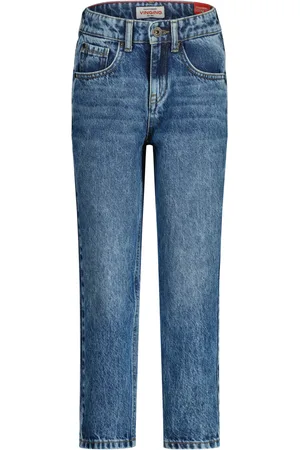 Vingino Jongens jeans Castiano Loose Fit Blue Vintage