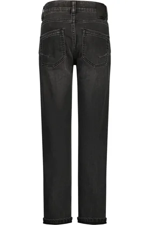 Vingino Jongens jeans Bello Regular Fit Black Vintage