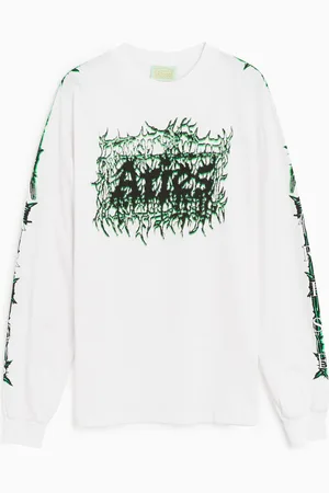 ARIES Metal Unisex Long Sleeve T-Shirt Ref. FTAR60030-WHT Kleur Maat S