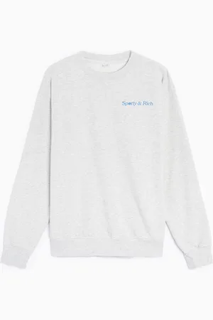Sporty & Rich La Racquet Club Unisex Sweatshirt Ref. CR874HG Kleur Maat M