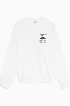Sporty & Rich Yatch Club Unisex Sweatshirt Ref. CR884WH Kleur Maat L