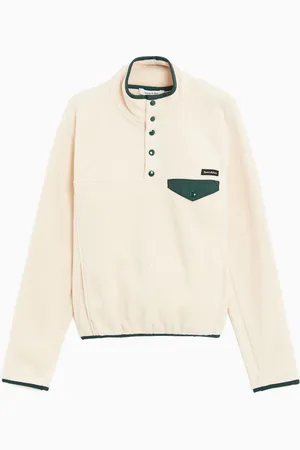 Sporty & Rich Unisex Buttoned Polar Sweatshirt Ref. QZAW231CR Kleur Maat M