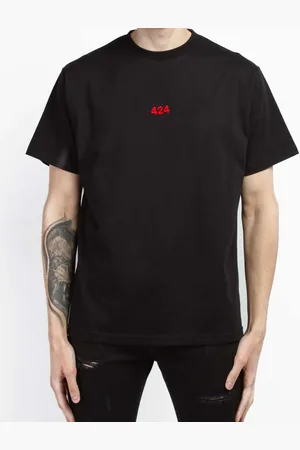 424 FAIRFAX Logo Heren T-Shirt met Korte Mouwen Ref. 8001.059.0999 Kleur Maat S