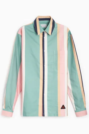 PAM PERKS AND MINI Maestro Striped Oxford Unisex Shirt "Poetry And Motion" Ref. PS223704-SUFAST Kleur Maat L