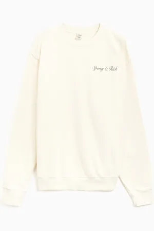 Sporty & Rich Syracuse Unisex Sweatshirt Ref. CRAW2339OF Kleur Maat XS