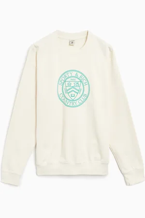 Sporty & Rich Connecticut Crest Unisex Sweatshirt Ref. WS067S416CC Kleur Maat L