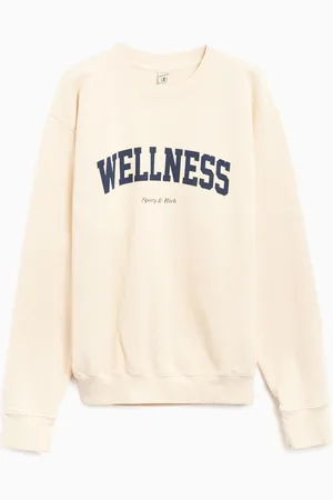 Sporty & Rich Wellness Ivy Unisex Sweatshirt Ref. CRAW2366CR Kleur Maat L