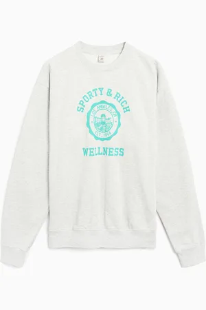 Sporty & Rich Emblem Unisex Sweatshirt Ref. WS067S416EH Kleur Maat L