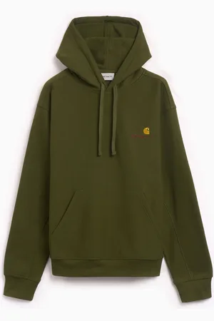 Carhartt Hooded American Script Unisex Hoodie Ref. I028279-2BRXX Kleur Maat XS
