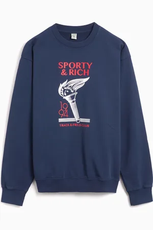 Sporty & Rich Torch Unisex Sweatshirt Ref. ST071503645BL32 Kleur Maat S