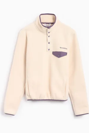 Sporty & Rich Serif Logo Polar Unisex Sweatshirt Ref. JA047514300CR01 Kleur Maat S