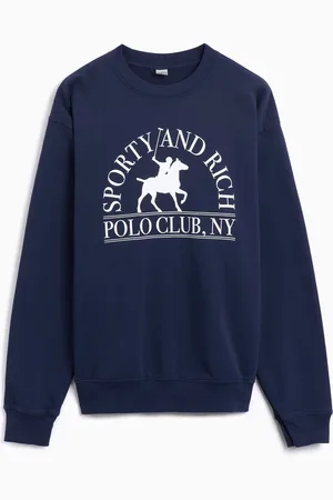 Sporty & Rich Regular Sweatshirt voor heren Ref. ST071612252BL106 Kleur Maat S