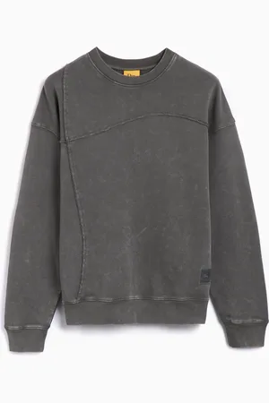 DIME Reverse Stitch Regular Sweatshirt voor heren Ref. DIMEHO2471CHA Kleur Maat S